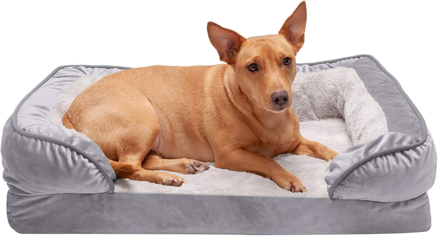 Orthopedic, Cooling Gel, and Memory Foam Pet Beds for Small, Medium, and Large Dogs and Cats - Luxe Perfect Comfort Sofa Dog Bed, Performance Linen Sofa Dog Bed, and More